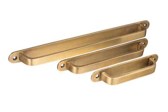 Polished Brass, Cabinet hardware, Brass Hardware Kitchen