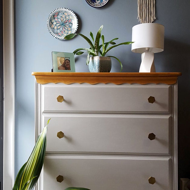 Brass drawer handles. Metal drawer handles . Filing storage Etsy