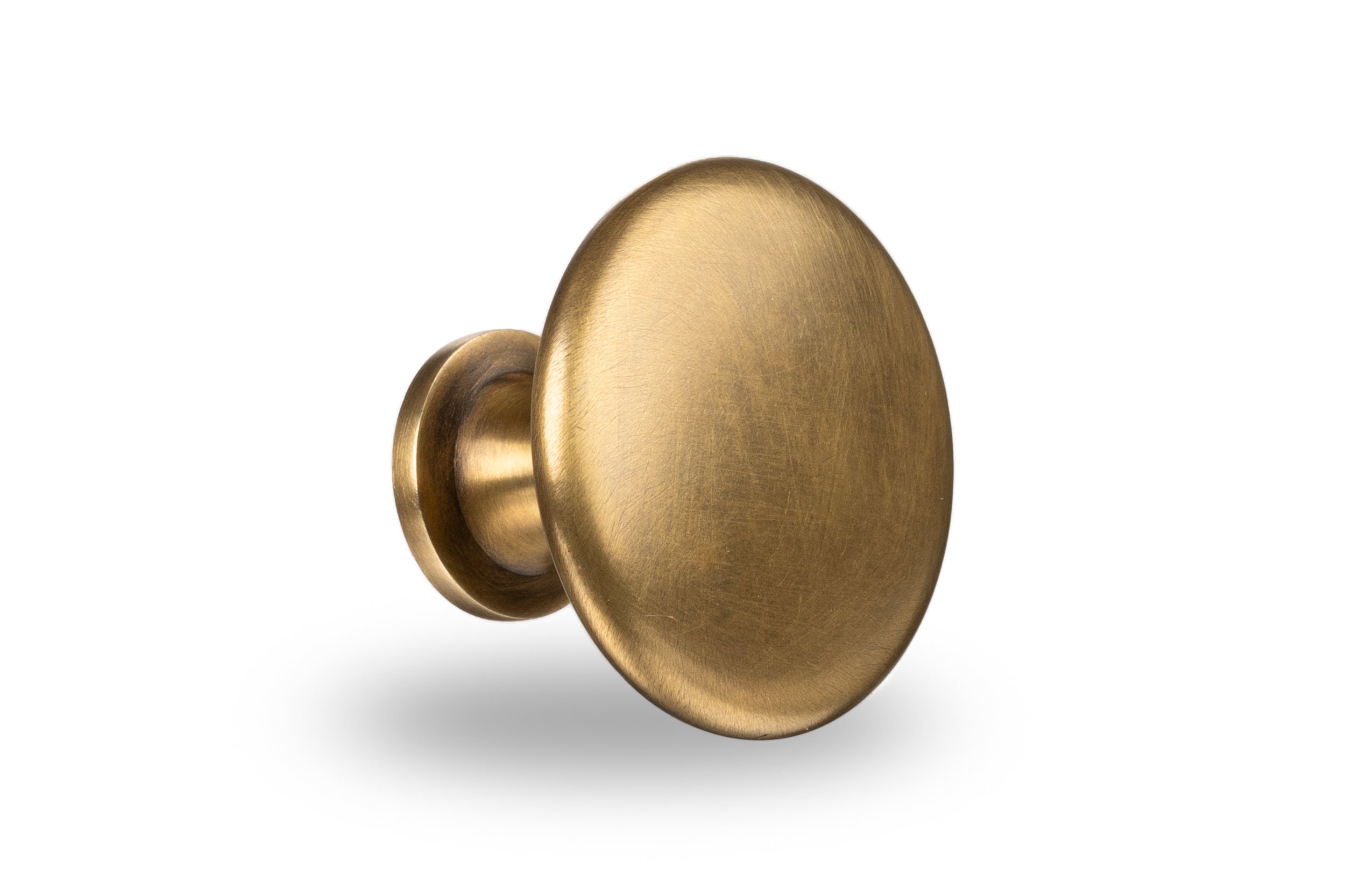 Round Brass Knobs 