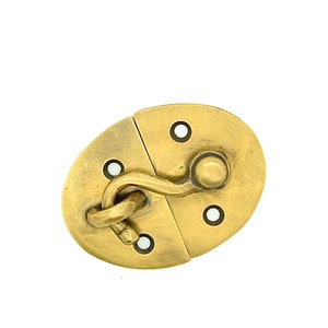 Solid brass cupboard door latch / catch. Choose from over 5 small catches. Perfect for kitchen doors, furniture or small storage areas. image 9