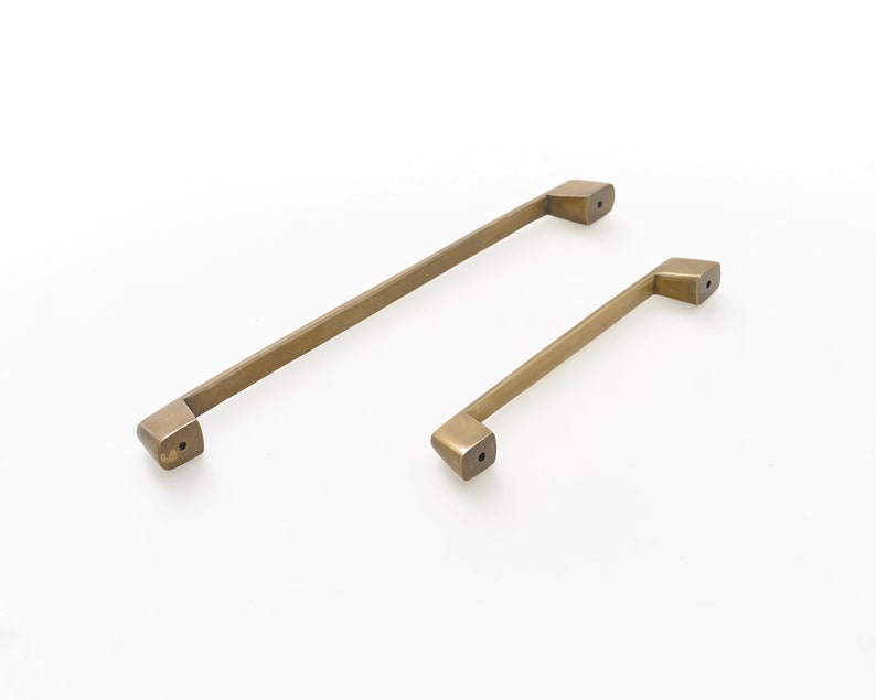 Küche Messing Griffe. Schubladengriffe. Zeichnen Sie Pull | Etsy