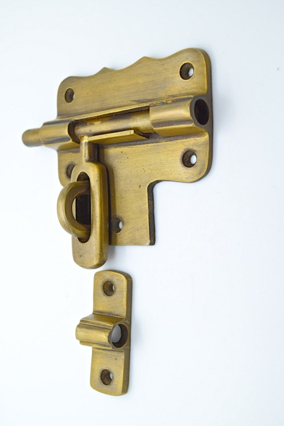 Vintage Door Lock Antique Brass Lock Old Brass Lock Brass Etsy