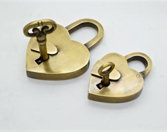 Gorgeous heart shaped padlock. Bridesmaid gift bag, Bedroom decor, girlfriend gift idea. kitchen decor. Wedding favours.