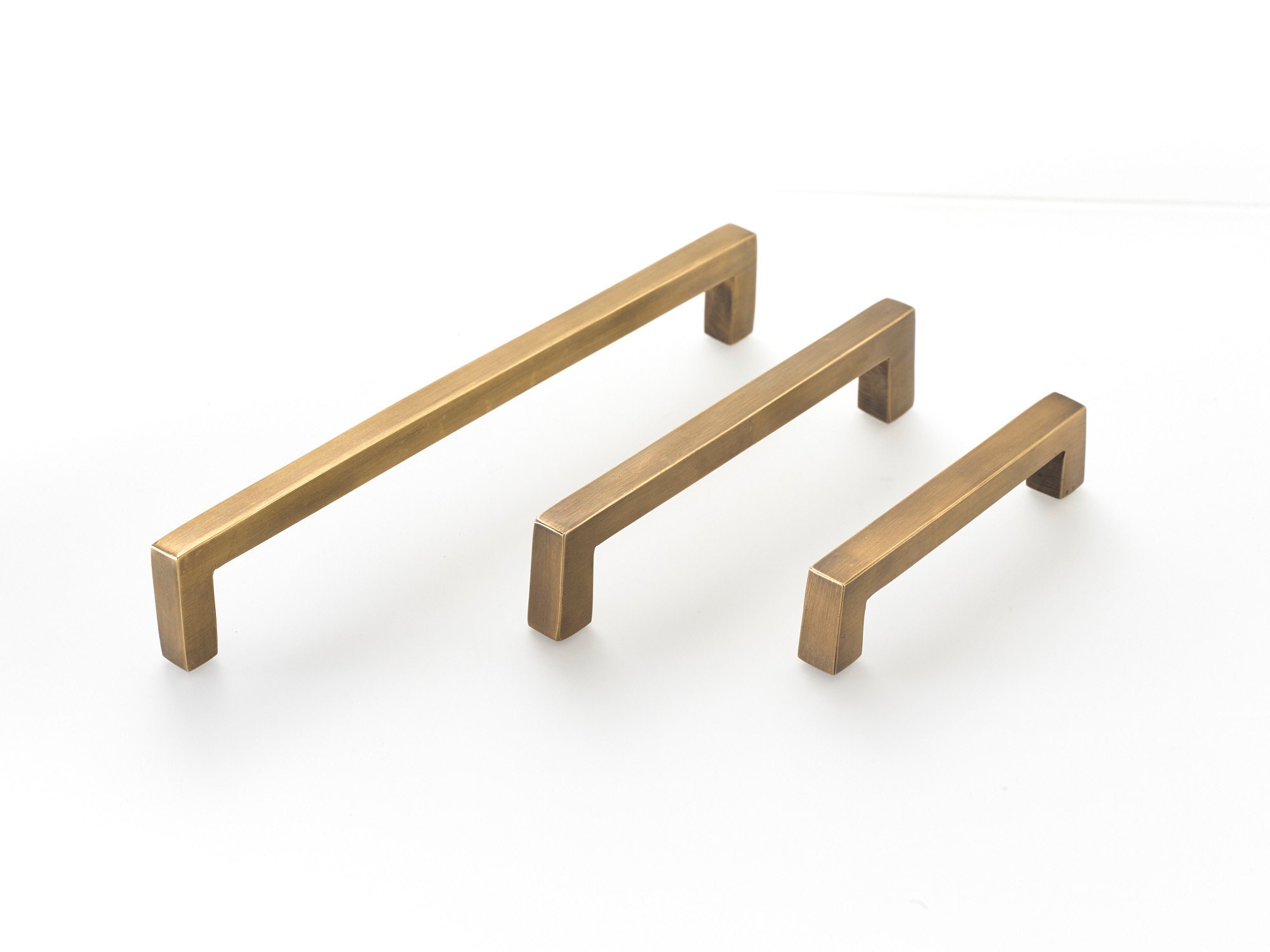 Cupboard draw handles.brass pulls brass handles Kitchen Etsy