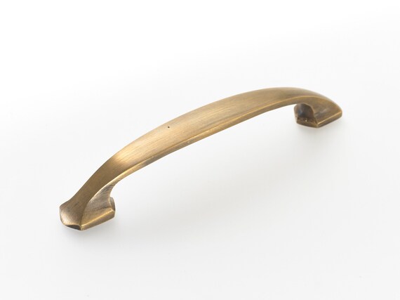 Vintage Brass Drawer Handles 5 Long Drawer Pulls Etsy