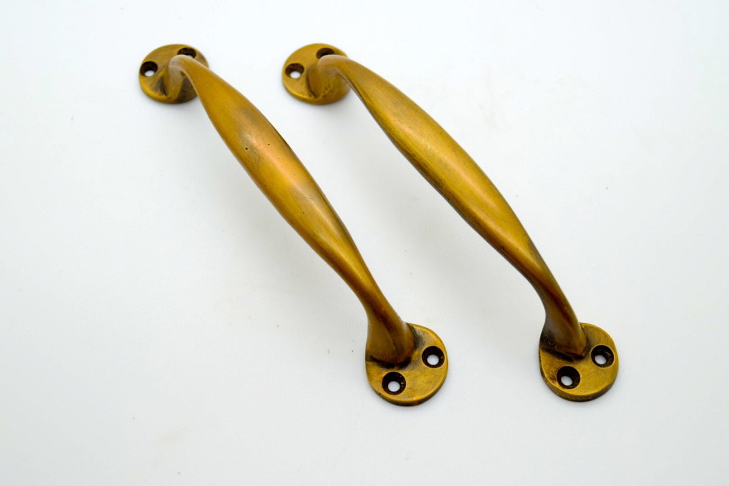 1 X Brass Door Handles. Cupboard Pulls Handles. Etsy UK