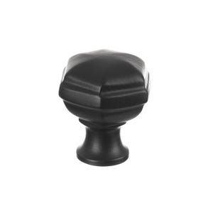1 3/8" (3,3 cm) retro sexkantigt lådhandtag - svart finish