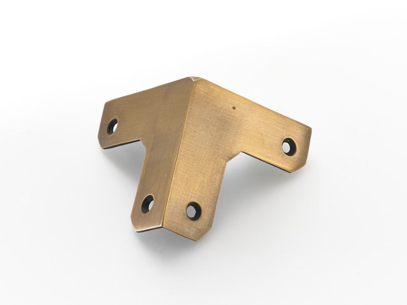 1x large brass corner protector blanket box corners. drawer Etsy