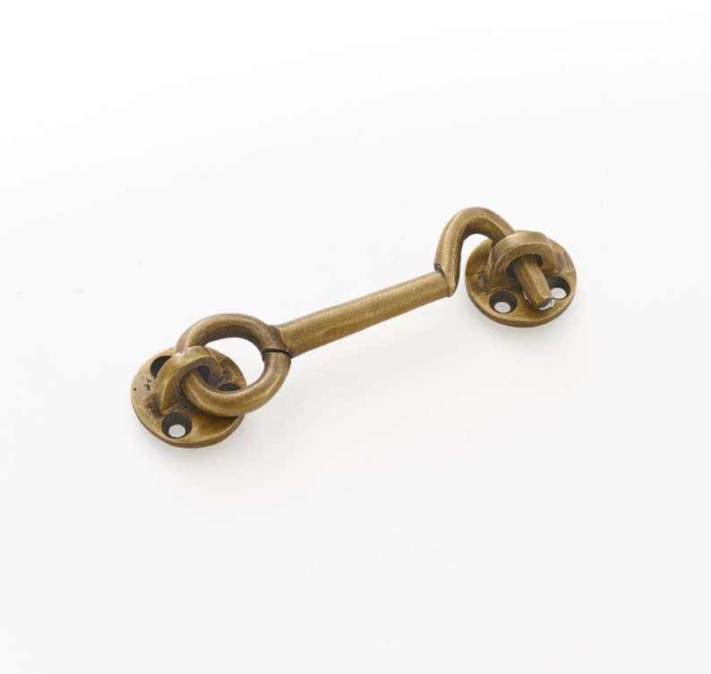 3 Brass Door Hook Catch image 3