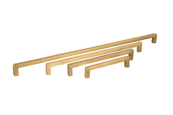 Kitchen Drawer Pulls 6 Sizes Solid Brass Handles to Give Your Kitchen the  Makeover It Deserves. Superb Quality From the Foundryman. 