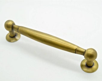 Gorgeous kitchen drawer handles. Solid brass cabinet hardware. Everything matches colour. Exceptional value