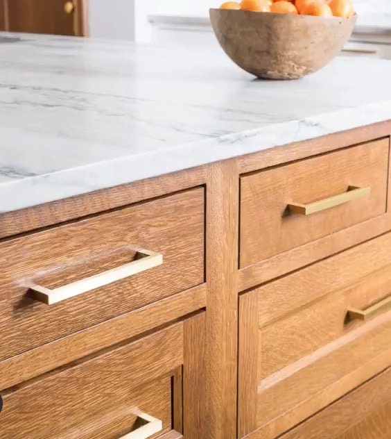 Kitchen Drawer Pulls 6 Sizes Solid Brass Handles to Give Etsy