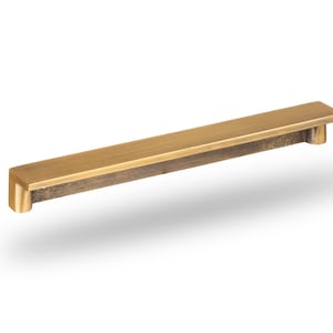 L Shaped Solid Brass Kitchen Drawer Handles. This style is available in two sizes with over 100 other styles to select. image 5
