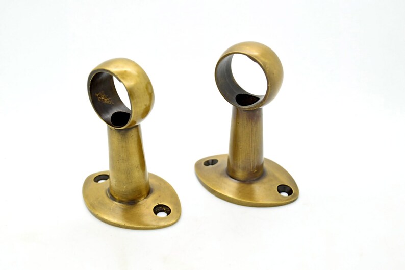 2x Curtain Rail Holders Curtain Rings Curtain Pole Ties Etsy