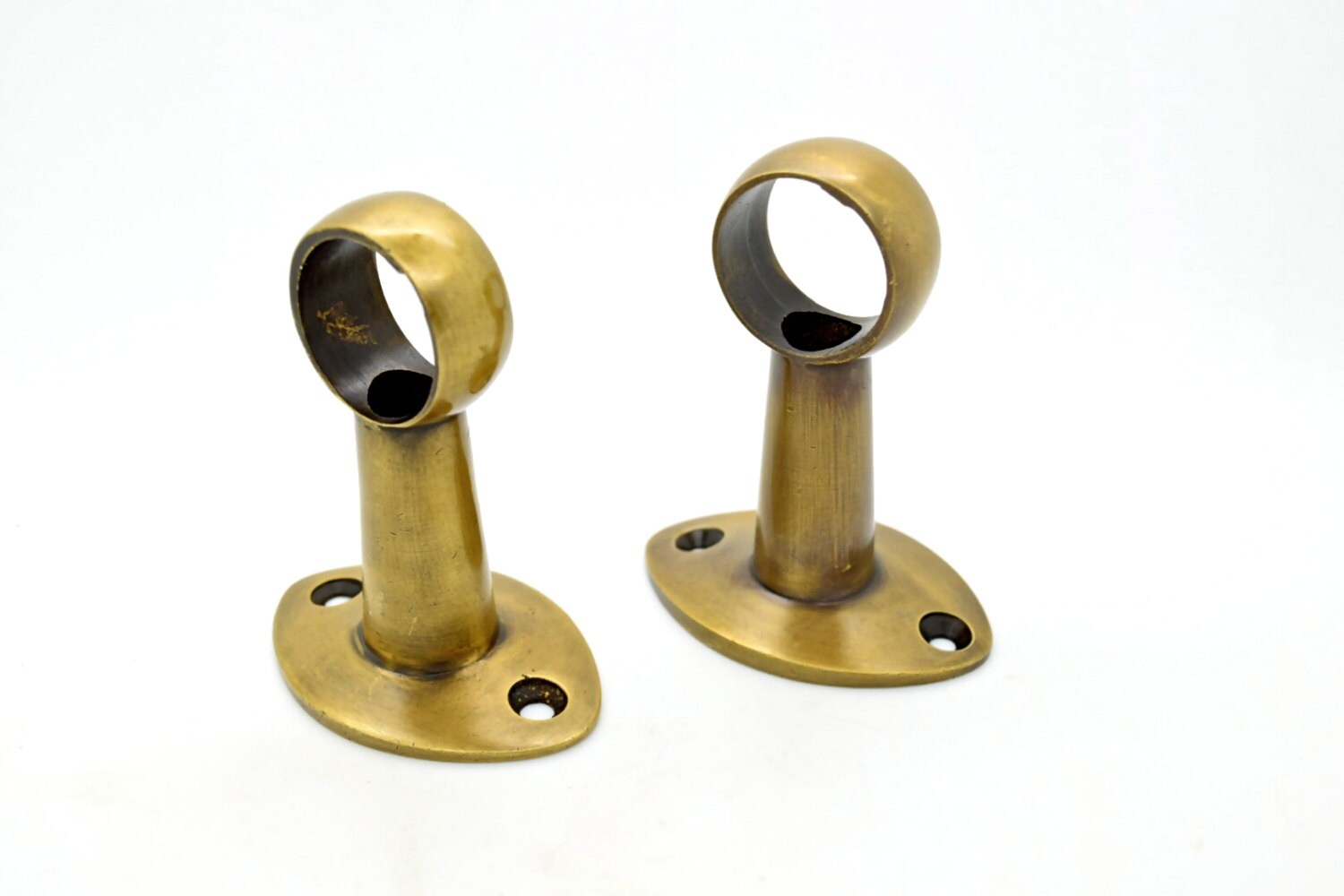 2x Curtain Rail Holders Curtain Rings Curtain Pole Ties Etsy