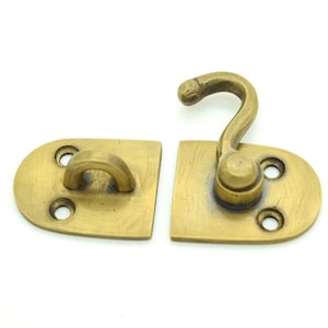 Brass lock / catch. Perfect for keeping small drawers and doors closed | The Foundryman