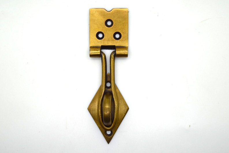 Brass box latch for padlocks image 3