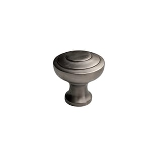 1 3/8" (3.4cm) Retro Round Drawer Pull - Steel Finish