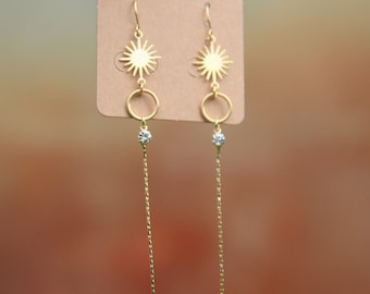 Golden Sun Earrings