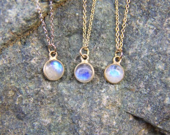 Silver Moonstone Necklace