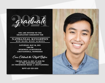 DIGITAL Accomplishment Graduation Invitation