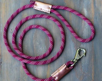 6ft Napa Leash || Climbing Rope Dog Leash || Handmade in the USA