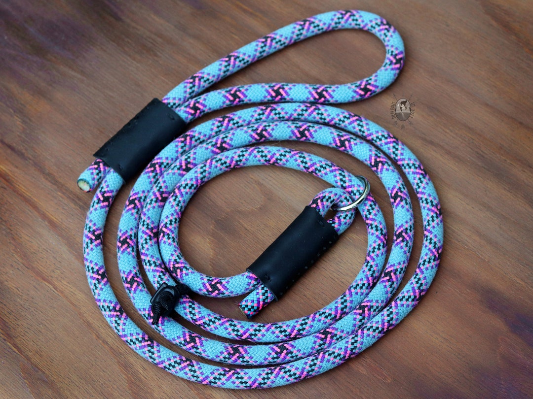 6FT Bellflower Slip Lead Climbing Rope Dog Leash Handmade in the USA Etsy Nederland