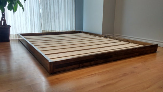 Floor king 2024 size bed frame