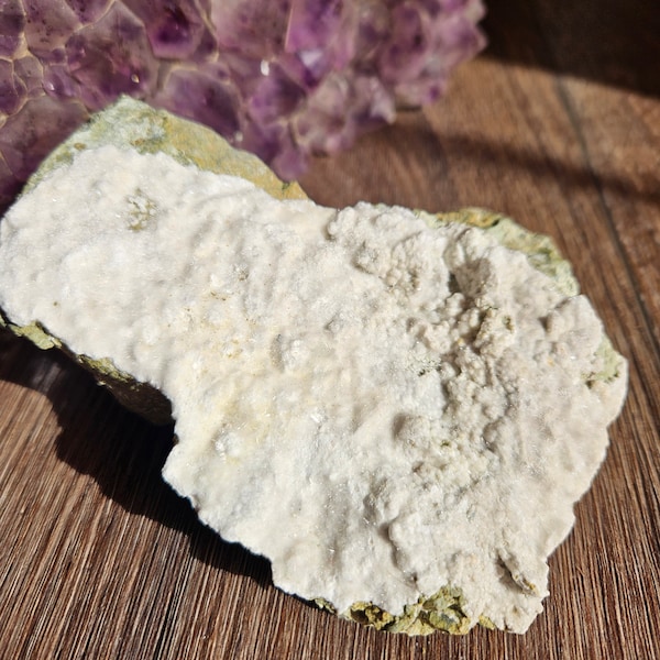 416G ARTINITE, Hydromagnesite & Serpentine - Old Mineral Specimen | Spring Street Artinite Occurrence, Staten Island, New York City, NY, USA