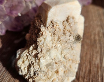 XL Microcline Feldspar Crystal with Albite, Muscovite & Quartz | Pakistan