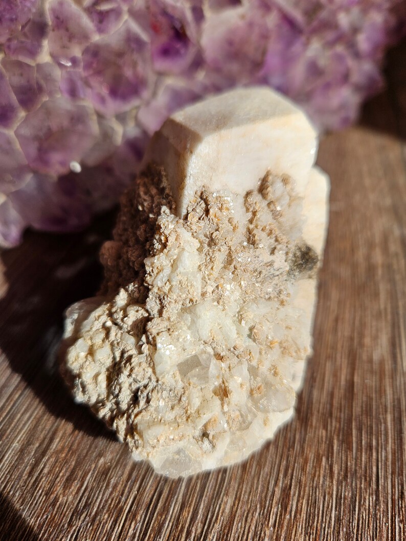 Extra-large Microcline Feldspar crystal with quartz and mica from Pakistan.