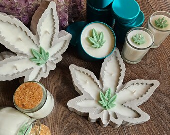 Doobie Doobie Doo Cannabis Themed Candles (Choose Size)