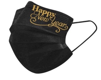 New Years Mask - Etsy