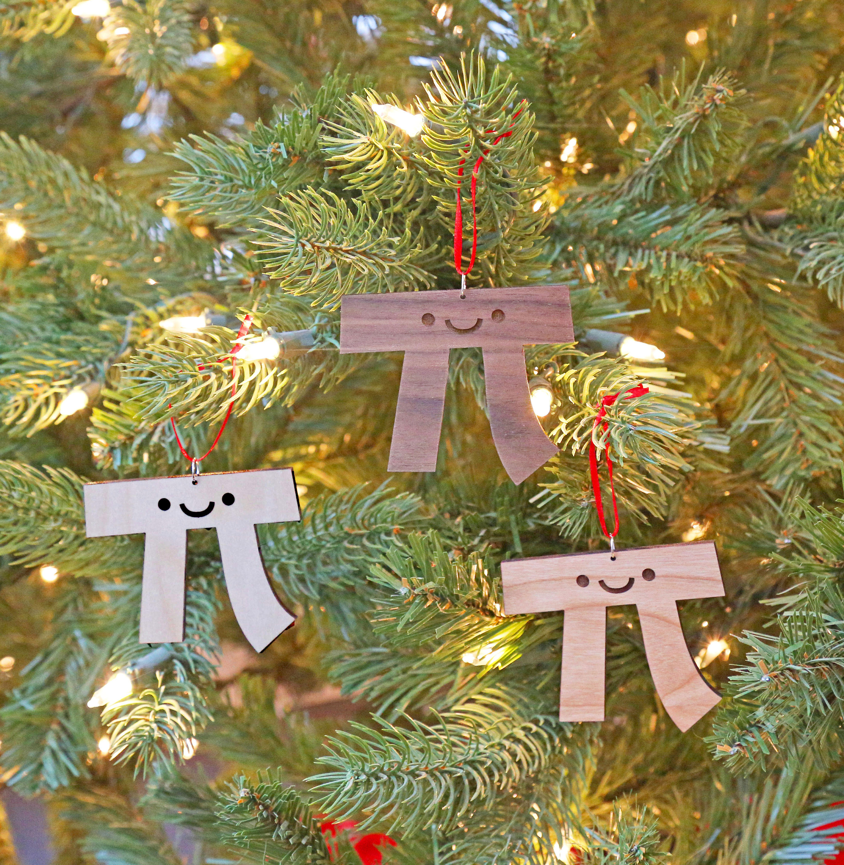 Pi Ornament, Options de Couleur, Cadeau Professeur Mathématiques, Symbole Pi, Geek, Stem, Cadeaux Po