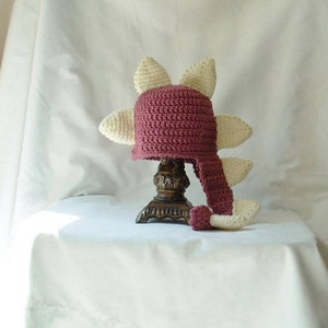 Baby Girl Dinosaur Crochet Animal Hat, Newborn Dragon Costume Hat