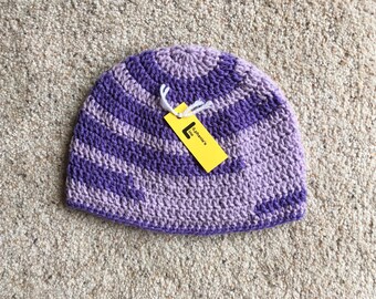 Child Purple Beanie, Kid’s Winter Knit Hat