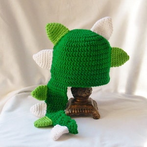 Dinosaur/ Dragon Crochet Animal Costume Hat, St. Patrick's Day Irish Gift - Seasonal