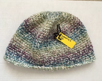 Beautiful Fuzzy Adult xl Knit Winter Hat