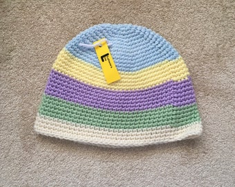 Adult Pastel Winter Knit Hat