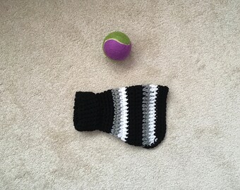 Tiny Dog Clothes Sports Team Colors, Pet School Spirit, Black and Gray