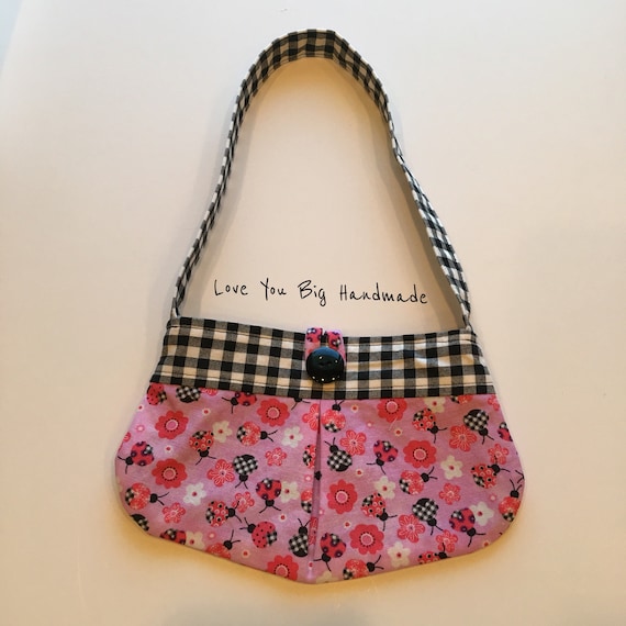 little girls white purse