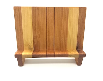 Wooden tablet stand, iPad holder, tablet holder