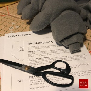 Stuffed Tardigrade Sewing Pattern