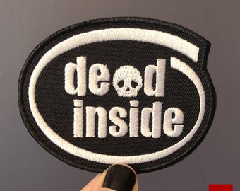 Dead Inside Iron-on Patch