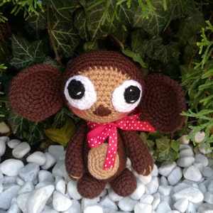 Cheburashka Häkelanleitung, Anleitung in Englisch.