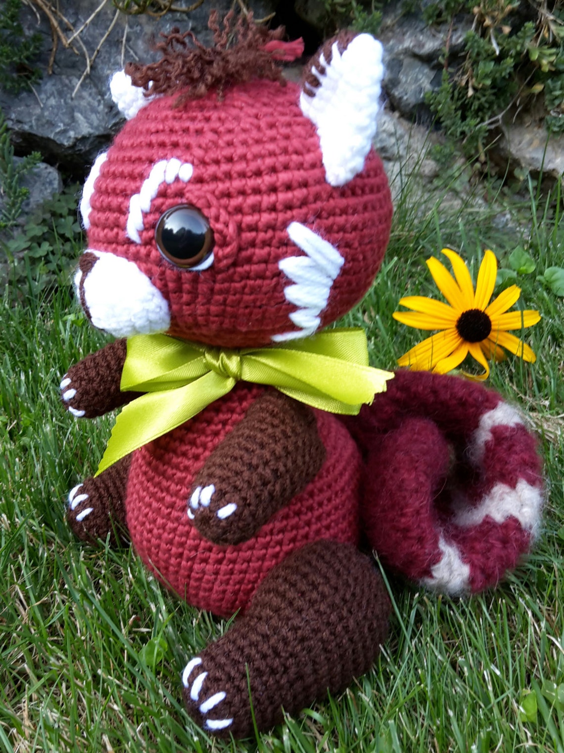 RUDI the Red Panda Crochet Pattern - Etsy