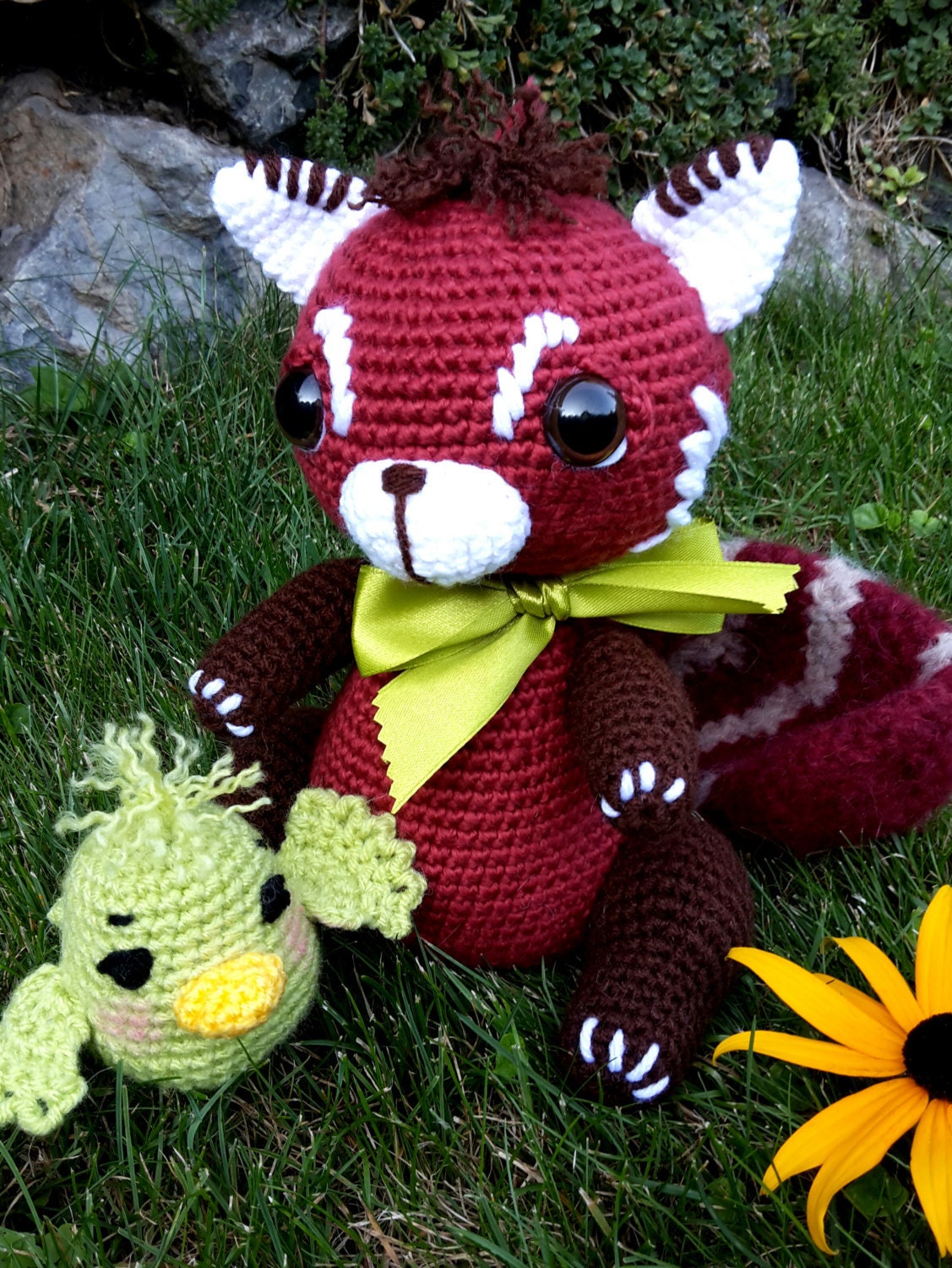 RUDI the Red Panda Crochet Pattern - Etsy