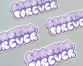 OT7 Forever Kpop Waterproof Sticker
