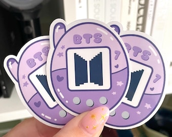 Tamagotchi Kpop Retro Waterproof Sticker