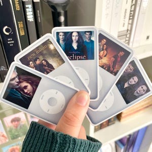 IPod Y2K Twilight Inspired Waterproof Stickers